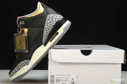 Jordan CK9246-067 Gold” 3 “Black Air 0819